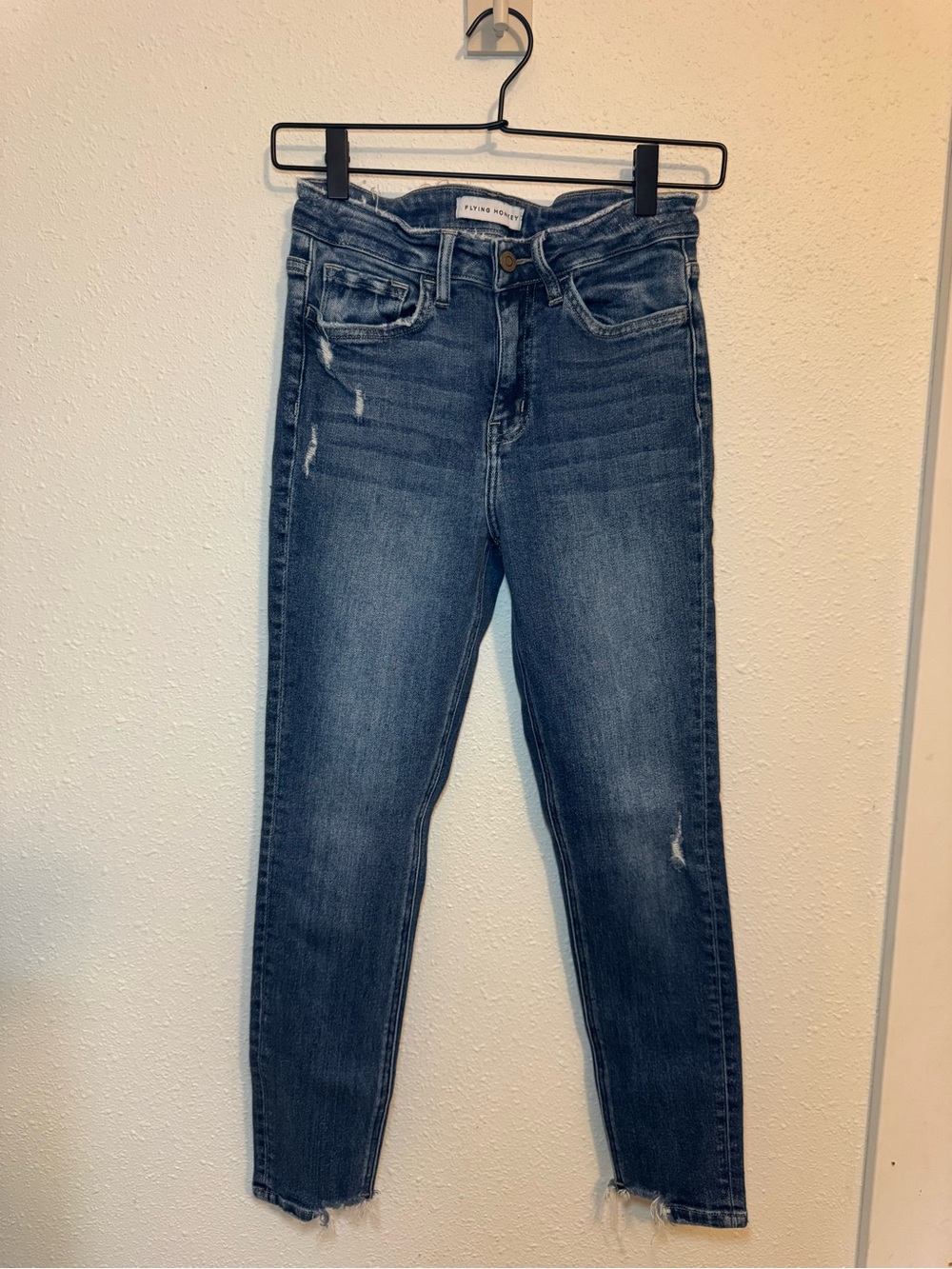 Flying Monkey Skinny Jeans - Medium Wash Blue